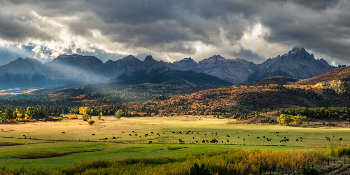 Landscape with clouds